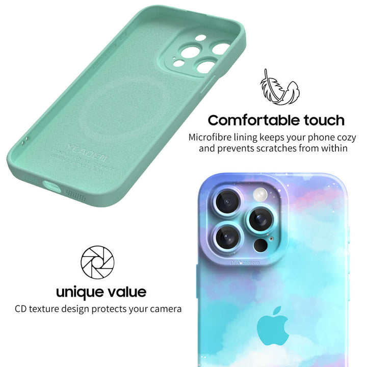 Star Blue Green - iPhone Case