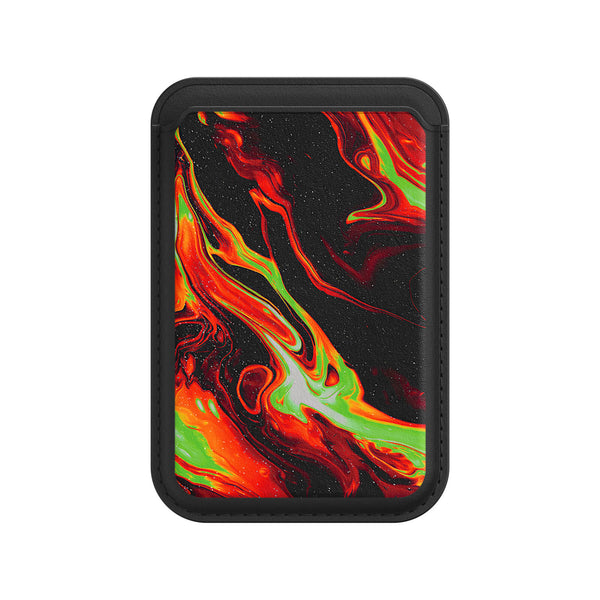 Hell Flame - iPhone leren portemonnee