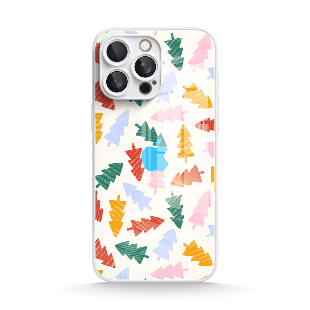 Colorful Christmas Tree - iPhone Case