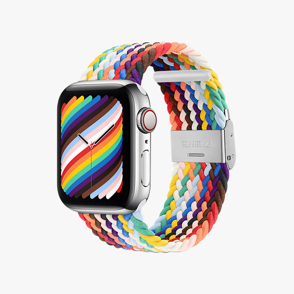 Arc-en-ciel - Bracelet de montre texture arc-en-ciel