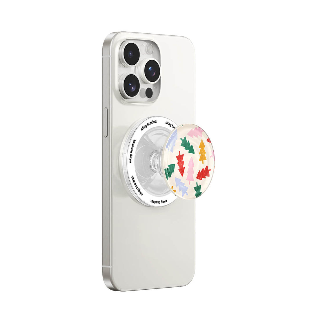 Colorful Christmas Tree - AirBag Grip For MagSafe