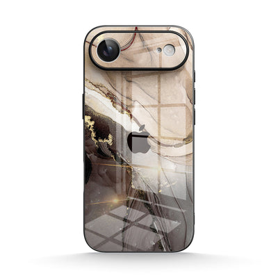 Elegant Brown - iPhone Glass Case