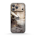 Elegant Brown - iPhone Glass Case