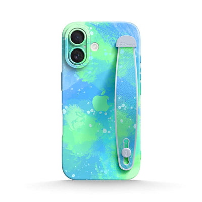 Fluorescent Jellyfish - iPhone Wrist Strap Case