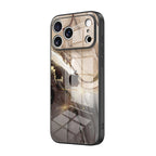 Elegant Brown - iPhone Glass Case