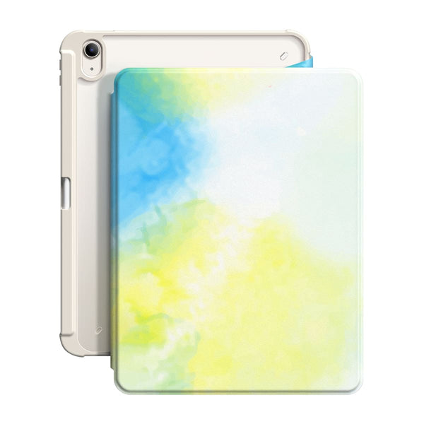 Yellow Blue - iPad Snap 360° Stand Impact Resistant Case