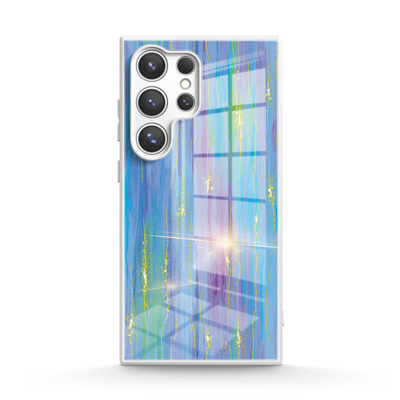 Grijze Lotus - Samsung hoesje
