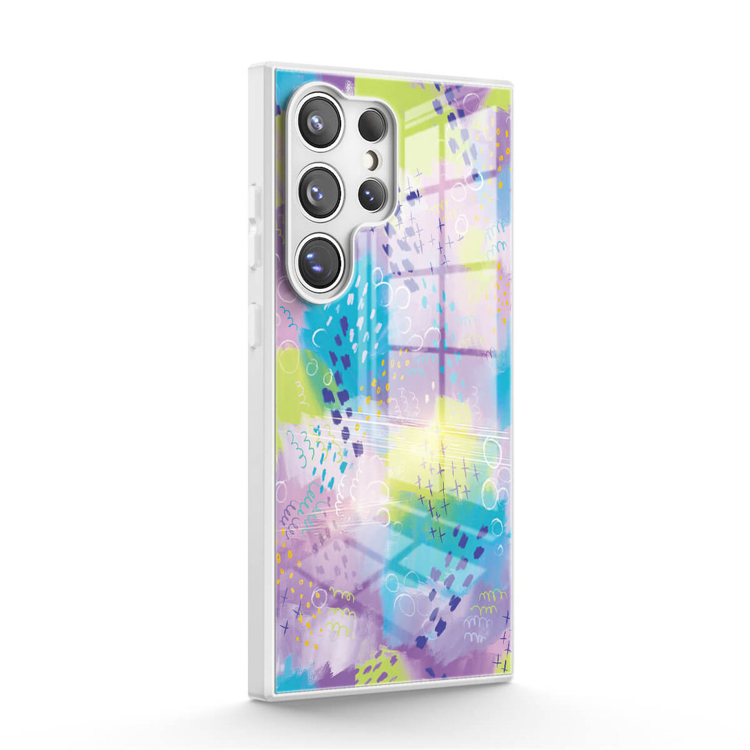 Fladderende lavendel - Samsung hoesje