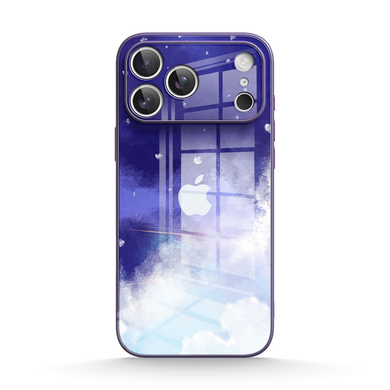 Drifting In The Clouds - iPhone Glass Case