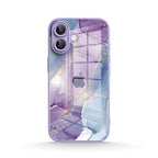 Purple Blue Gilt - iPhone Glass Case