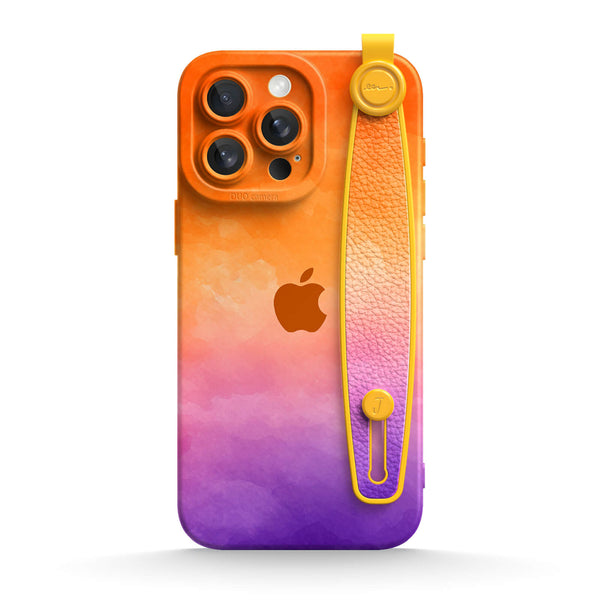 Sunset Color - iPhone Wrist Strap Case