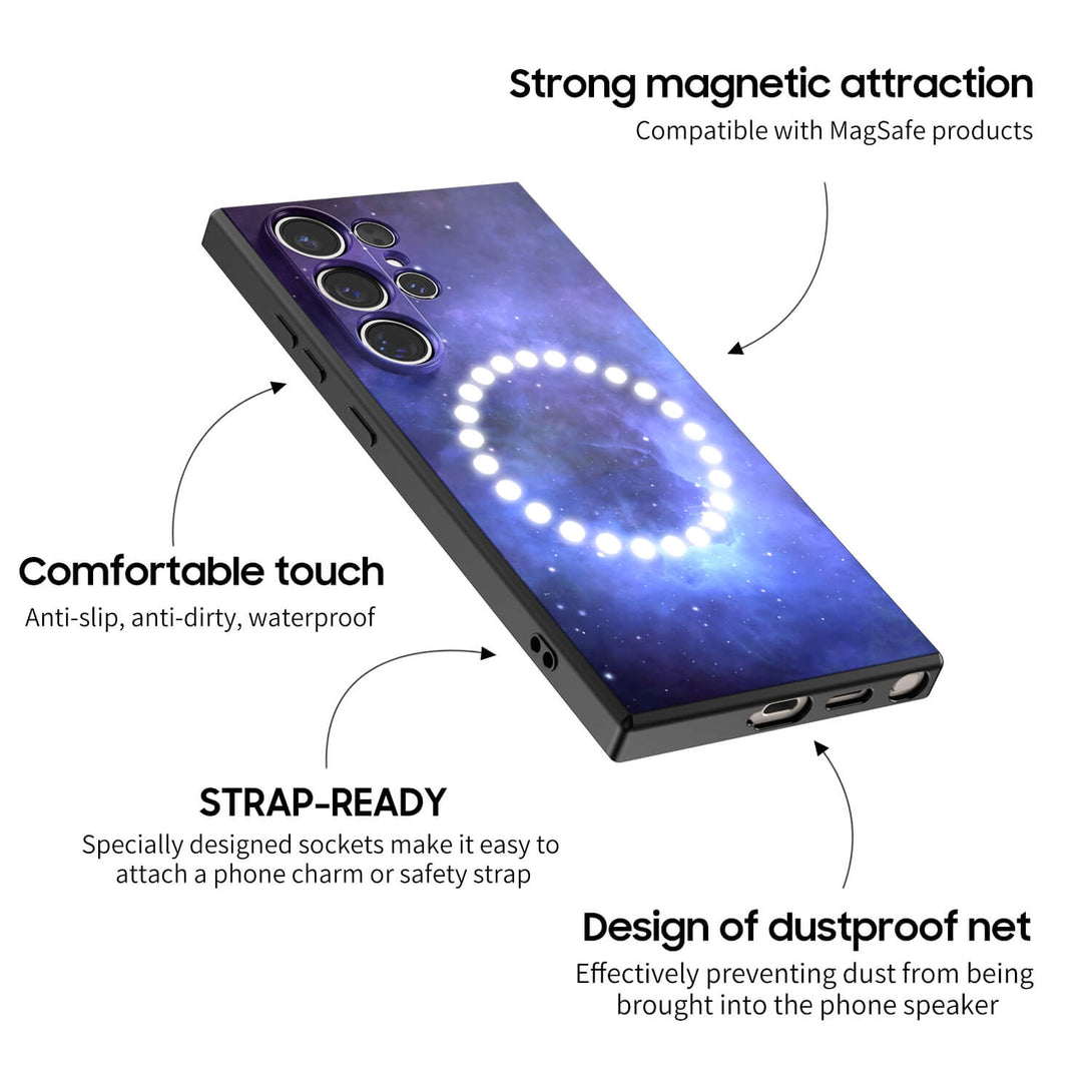 Turkooise nevel - Samsung hoesje