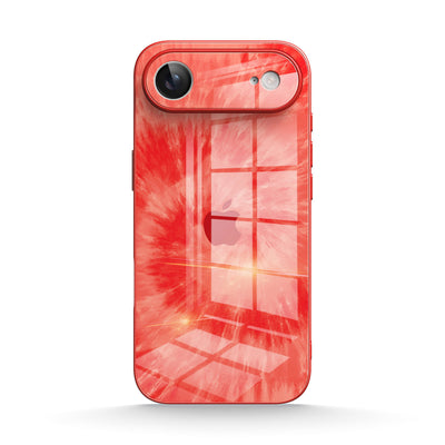 Scarlet Glow - iPhone Glass Case