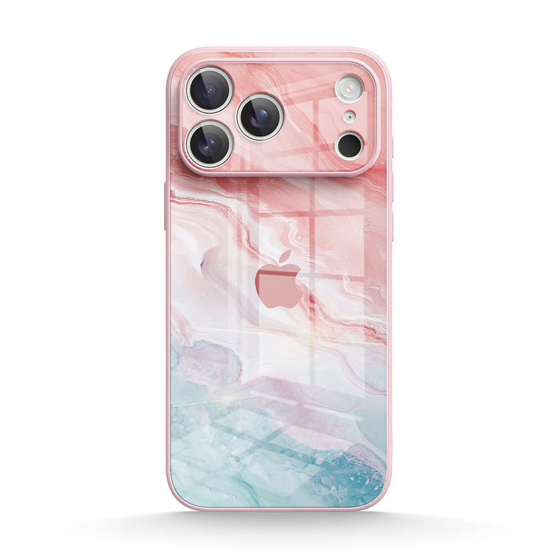Peach Pink Jade - iPhone Glass Case