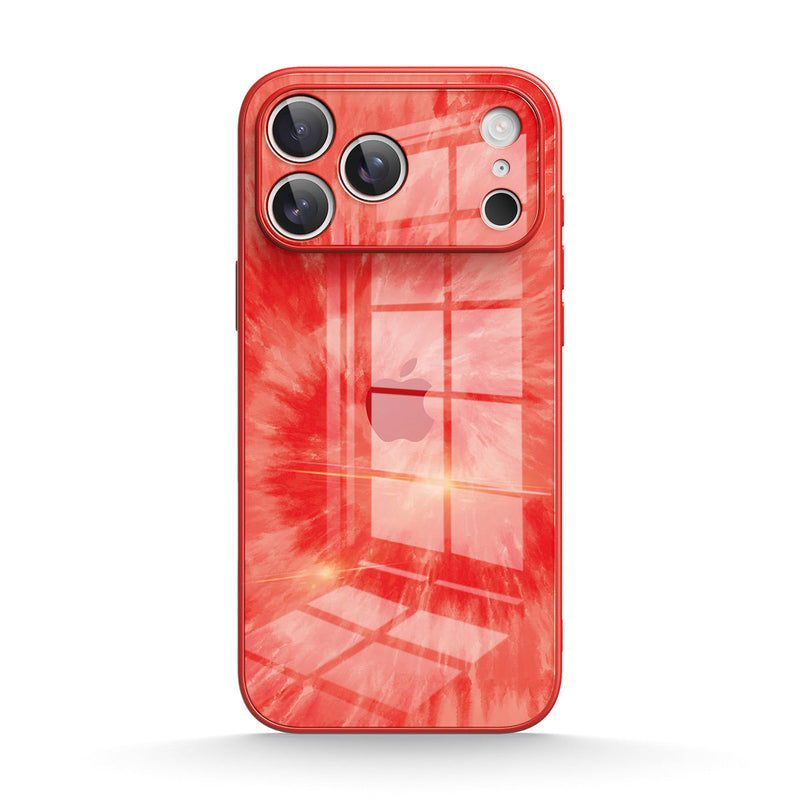 Scarlet Glow - iPhone Glass Case