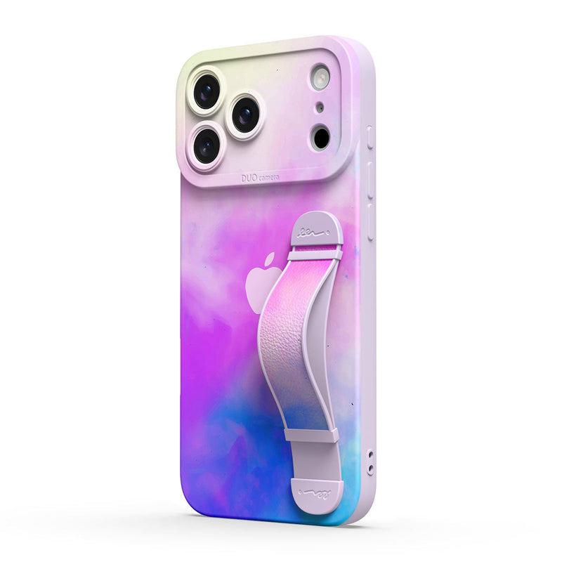 Pink Purple Fantasy - iPhone Wrist Strap Case