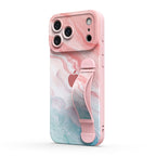 Peach Pink Jade - iPhone Wrist Strap Case