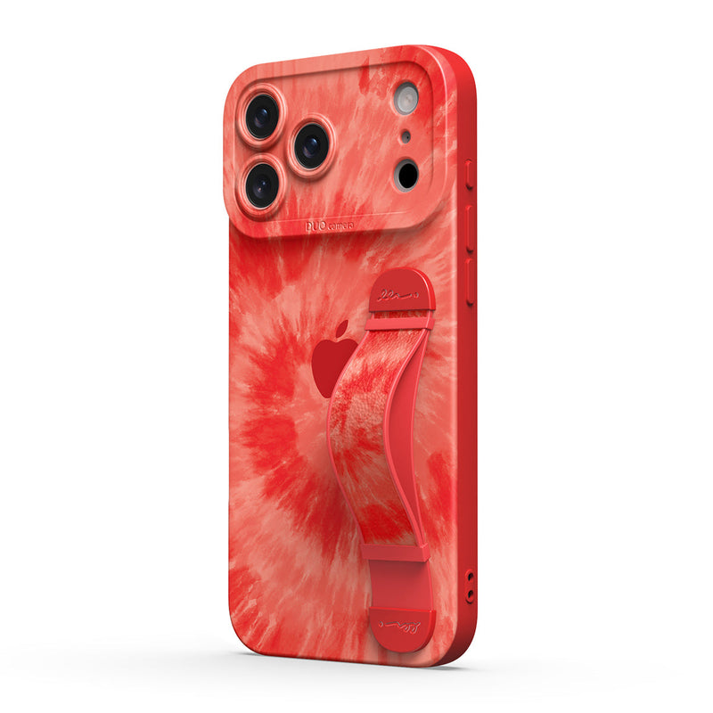 Scarlet Glow - iPhone Wrist Strap Case