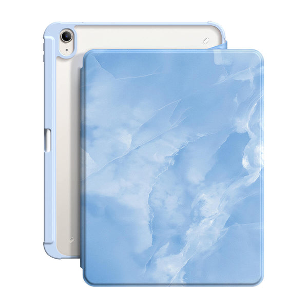 Ice Crack Blue - iPad Snap 360° Stand Impact Resistant Case