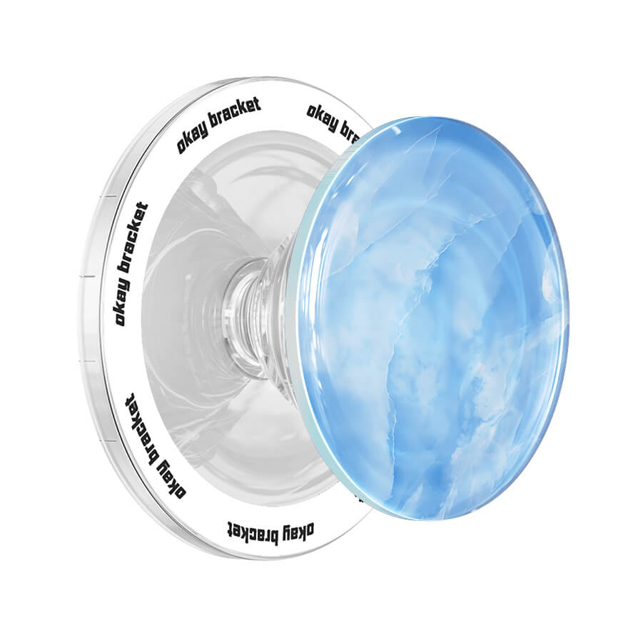 Ice Crack Blue - Agarre de bolsa de aire para MagSafe