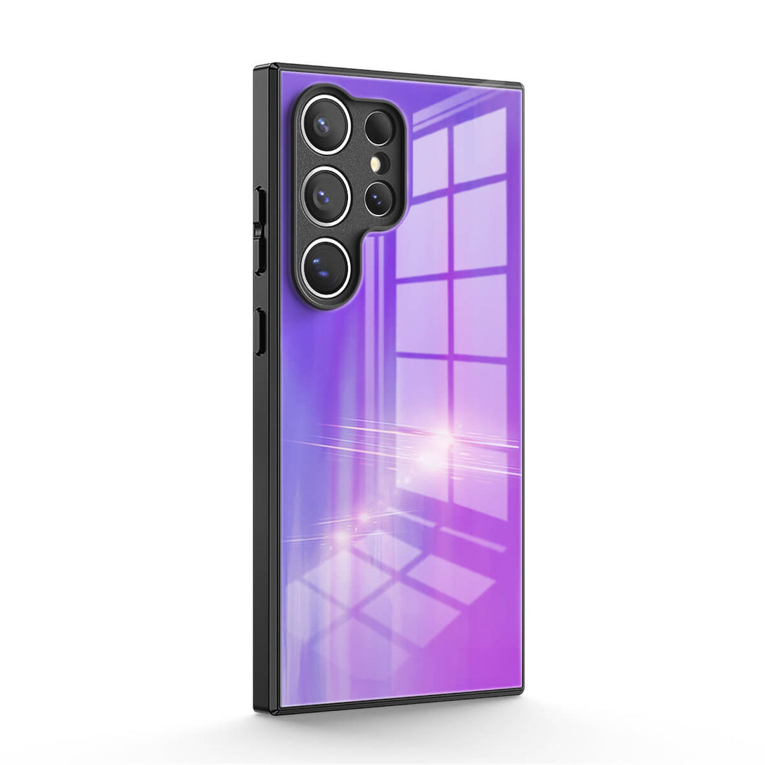 Streamer Paars - Samsung hoesje
