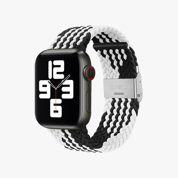 Noir Blanc - Bracelet de Montre Texture Z