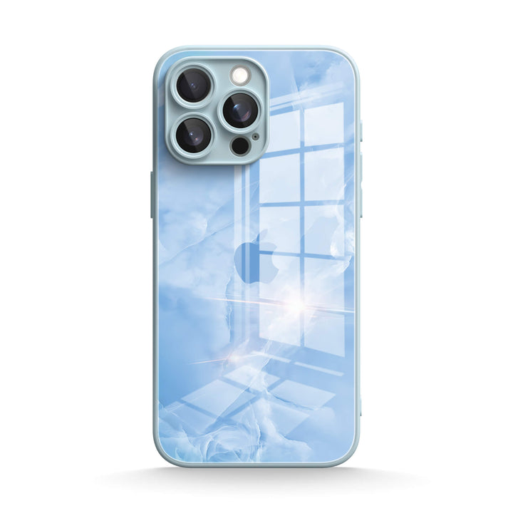 Ice Crack Blue - iPhone Case