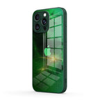 Night Star Green - iPhone Glass Case