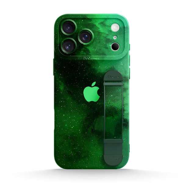 Night Star Green - iPhone Wrist Strap Case