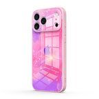Pink Purple Coral - iPhone Glass Case