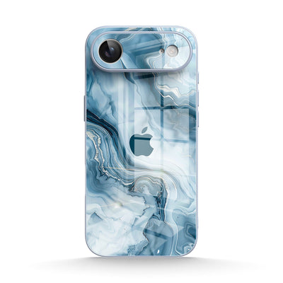 Ice Blue Jade - iPhone Glass Case