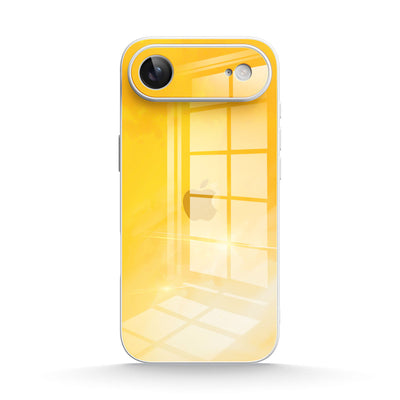 Bright Yellow - iPhone Glass Case