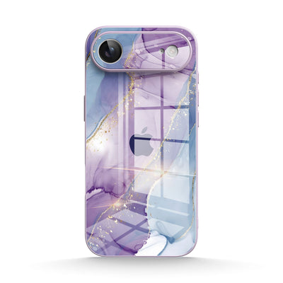 Purple Blue Gilt - iPhone Glass Case