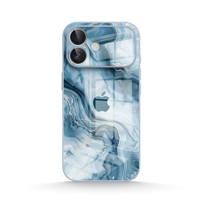 Ice Blue Jade - iPhone Glass Case
