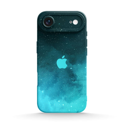 Fluorescent Star Blue - iPhone Silicone Case