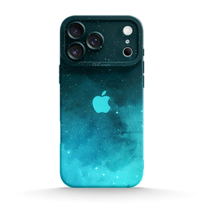 Fluorescent Star Blue - iPhone Silicone Case
