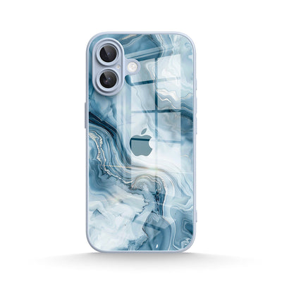 Ice Blue Jade - iPhone Glass Case