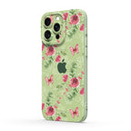 Butterfly Among Flowers - iPhone Silicone Case