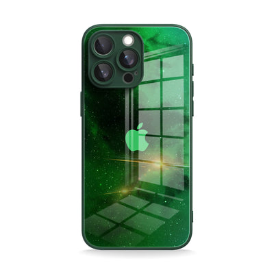 Night Star Green - iPhone Glass Case