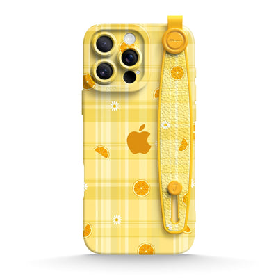 Lemony Freshness - iPhone Wrist Strap Case