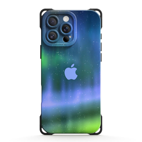 Optical Magnetic-Purple Green - iPhone Series Ultra Impact Resistant Protective Case