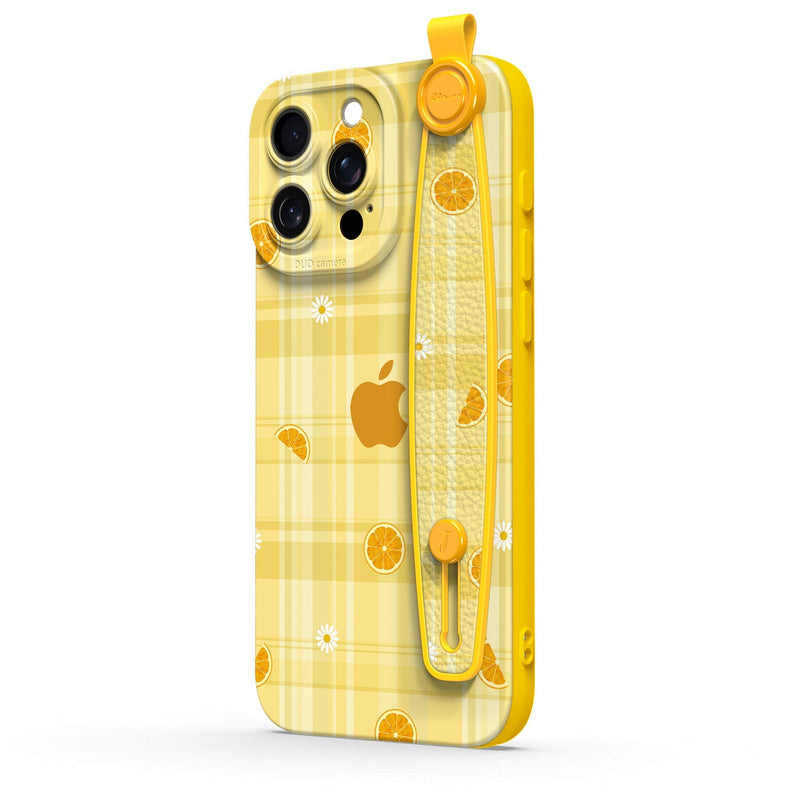 Lemony Freshness - iPhone Wrist Strap Case