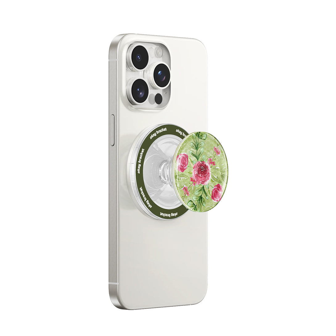 Butterfly Among Flowers - AirBag Grip For MagSafe