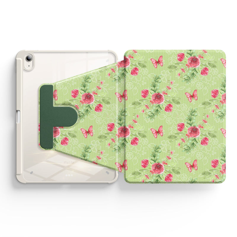 Butterfly Among Flowers - iPad Case