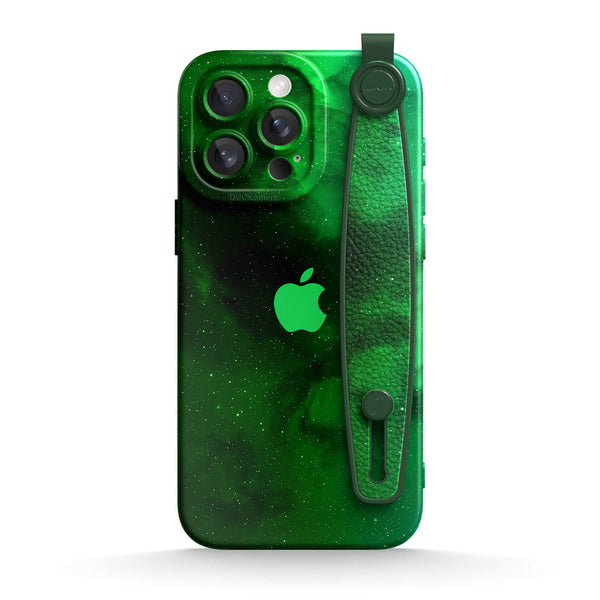 Night Star Green - iPhone Wrist Strap Case