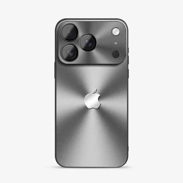 Metaal Zwart - iPhone Hoesje