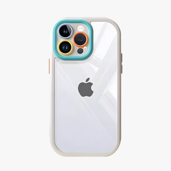 White Blue - iPhone Case