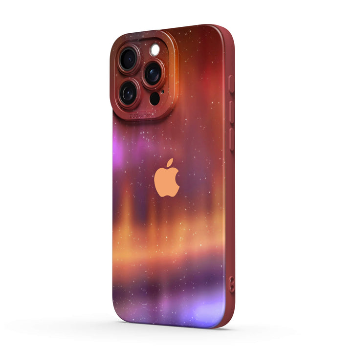 Optical Magnetic-Orange Purple - iPhone Case