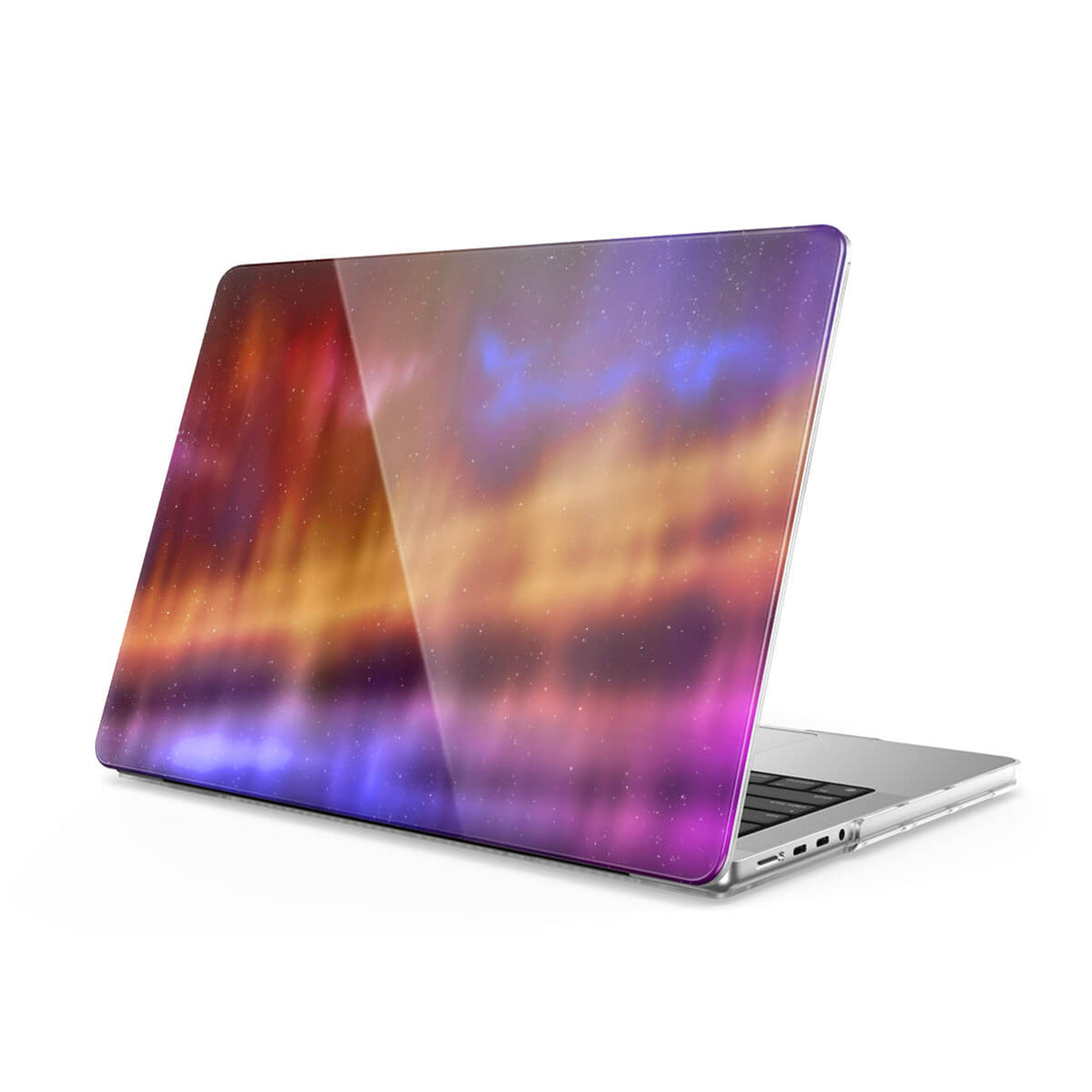 Optisch magnetisch-oranje paars - MacBook-hoes