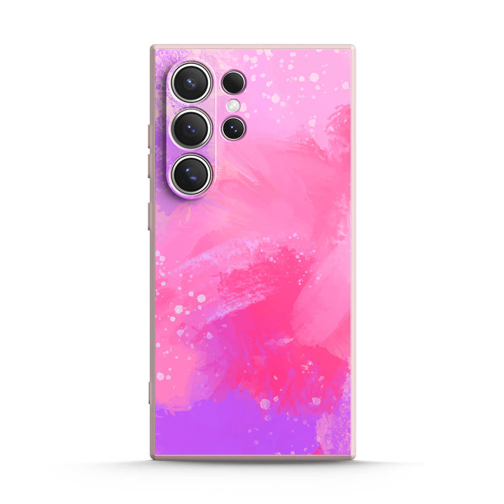 Roze Paars Koraal - Samsung hoesje